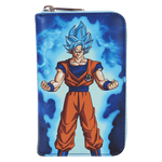 Dragon Ball Exclusive Goku & Vegeta Super Saiyan Blue Glow Zip Around Wallet, , hi-res view 1