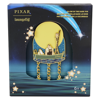Pixar Shorts La Luna Moon 3" Collector Box Glow Pin, Image 1