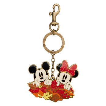 Exclusive - Disney Fall Minnie Mouse Enamel Keychain, Image 1