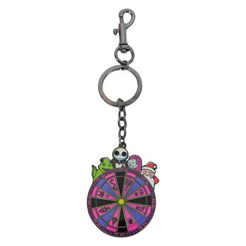 The Nightmare Before Christmas Spinning Wheel Keychain, Image 1