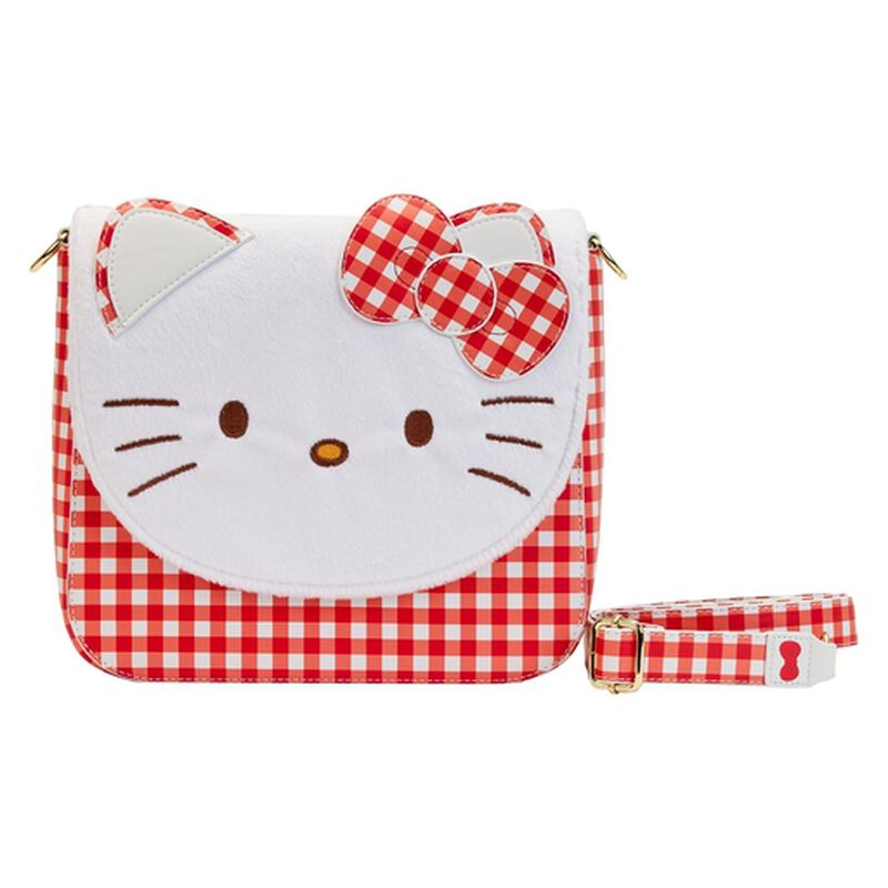 Hello Kitty Gingham Crossbody Bag, , hi-res image number 1