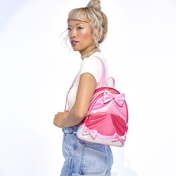Cinderella 75th Anniversary Pink Bow Gown Cosplay Mini Backpack, Image 2