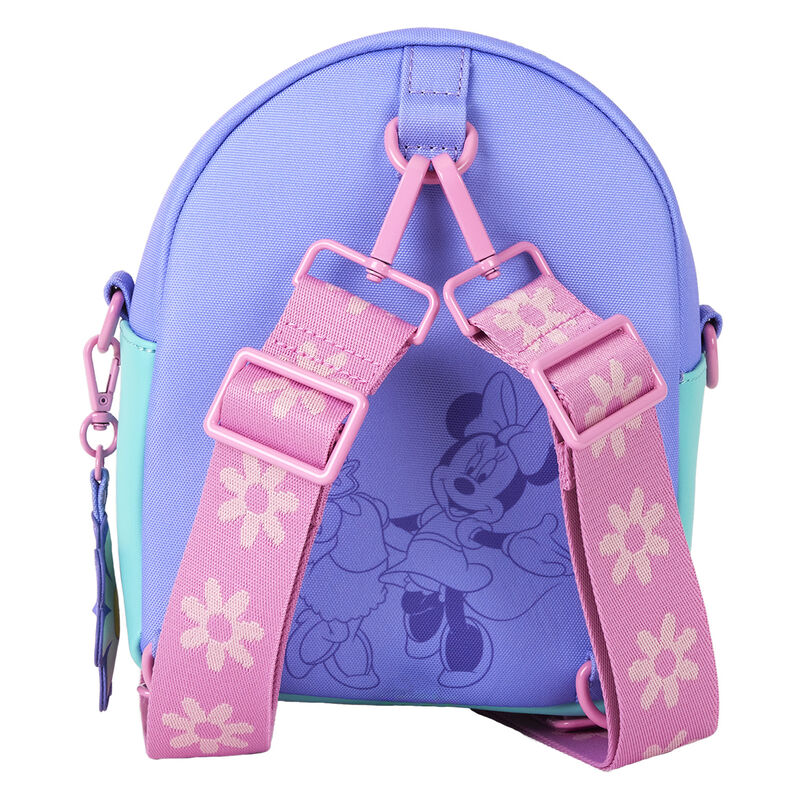 Daisy Duck 85th Anniversary Daisy Duck & Minnie Mouse Convertible Mini Backpack & Crossbody Bag, , hi-res view 5