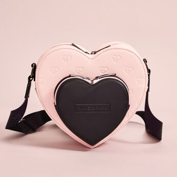 BLACKPINK All-Over Print Heart Shaped Crossbody Bag, Image 2