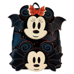 Limited Edition Mickey & Minnie Bat Double Pocket Glow Mini Backpack, , hi-res view 1