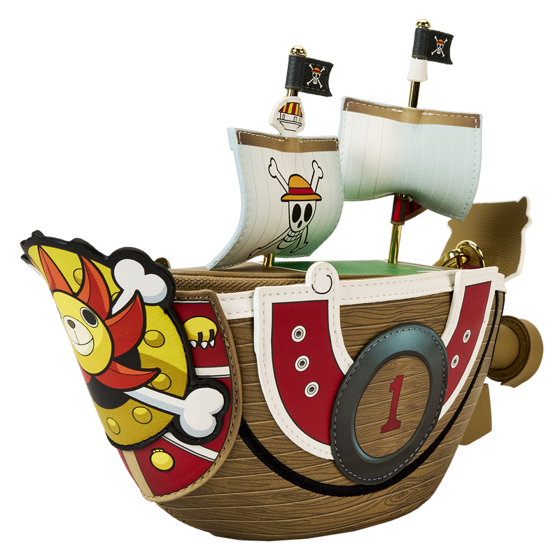One Piece Thousand Sunny Ship Figural Crossbody Bag, , hi-res view 6