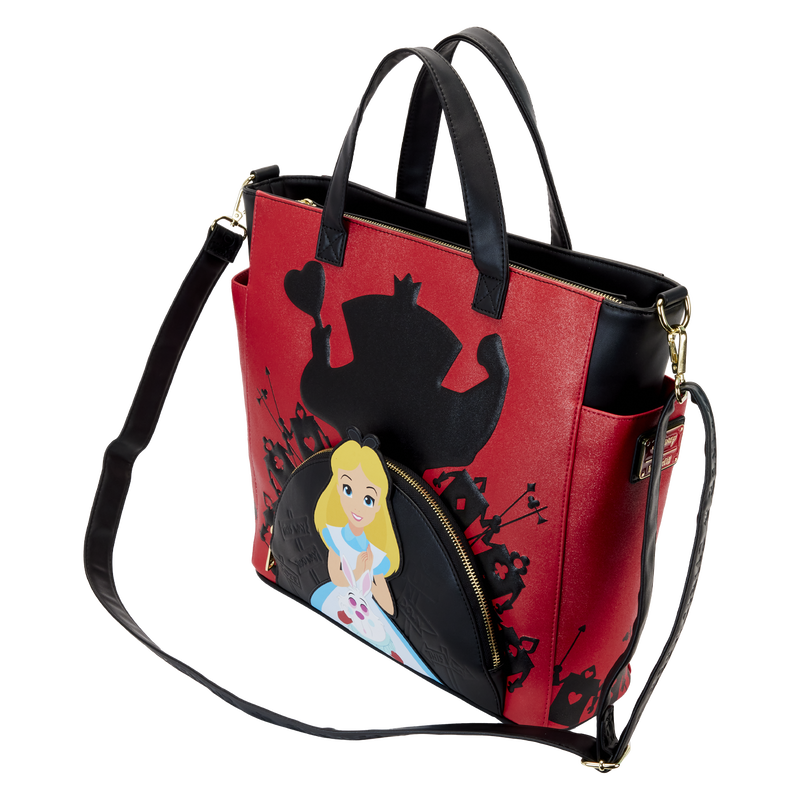 Alice In Wonderland Villains Convertible Backpack & Tote Bag, , hi-res view 5