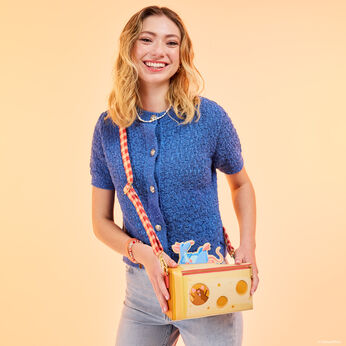 Ratatouille Remy & Emile Cheese Figural Crossbody Bag, Image 2