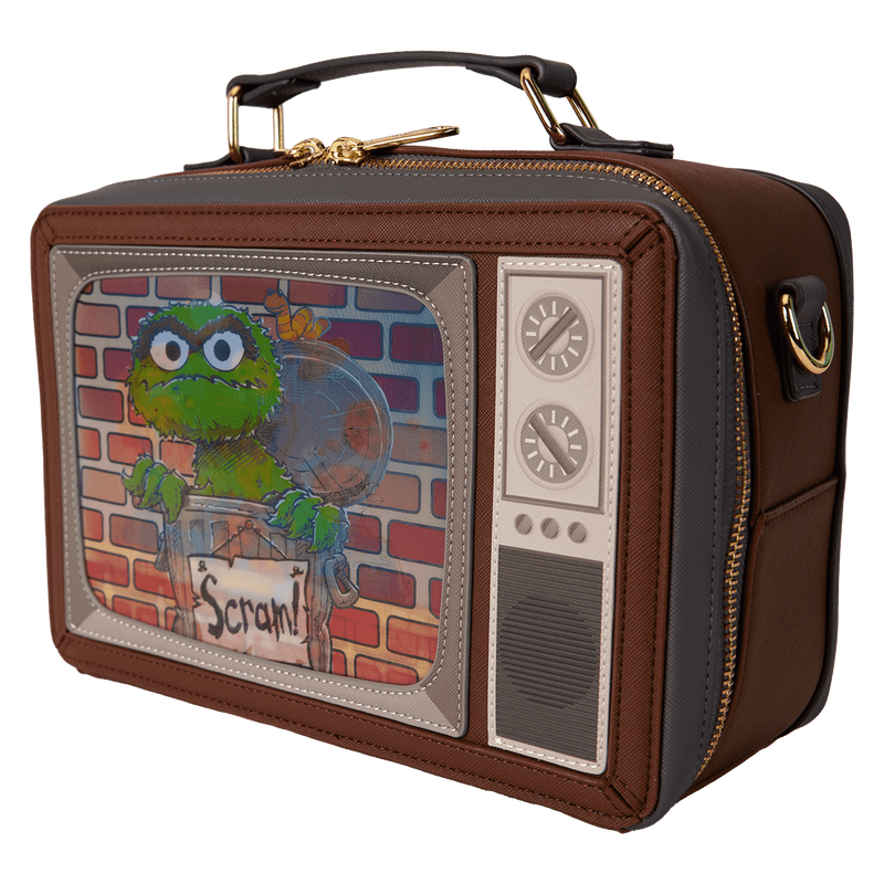 Sesame Street Lenticular Retro TV Triple Lenticular Crossbody Bag, , hi-res view 4