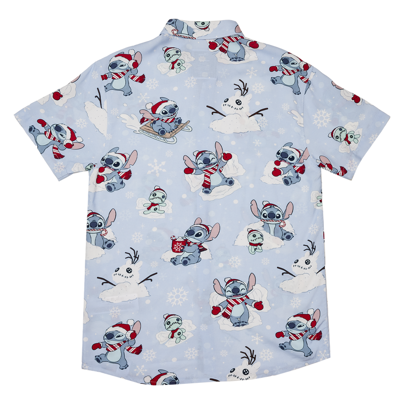 Stitch Holiday Unisex Camp Shirt, , hi-res view 6