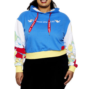 Snow White Fairest One of All Crop Hoodie, Image 1