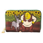 Shrek & Donkey Sunflower Field Zip Around Wallet, , hi-res view 1
