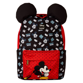 Mickey Mouse All-Over Print Nylon Full-Size Backpack, Image 1