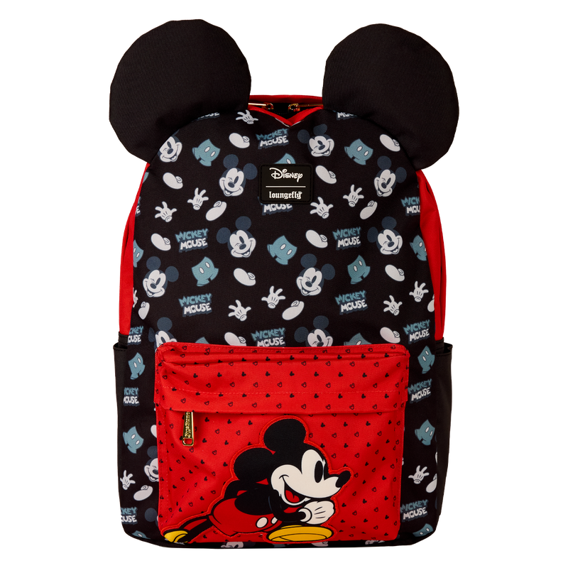 Mickey Mouse All-Over Print Nylon Full-Size Backpack, , hi-res view 1