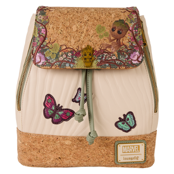 Guardians of the Galaxy Floral Groot Drawstring Mini Backpack, Image 1
