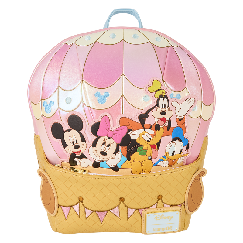 Mickey & Friends Hot Air Balloon Figural Mini Backpack, , hi-res view 1