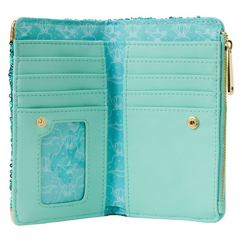 Exclusive - Princess Jasmine Sequin Flap Wallet, , hi-res view 5
