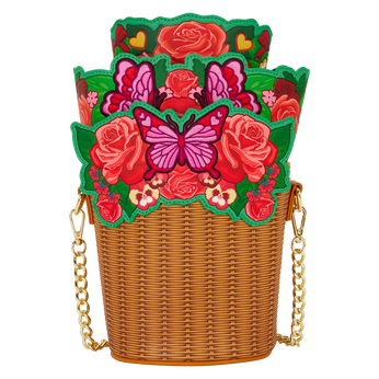 Loungefly Flower Basket Figural Crossbody, Image 1