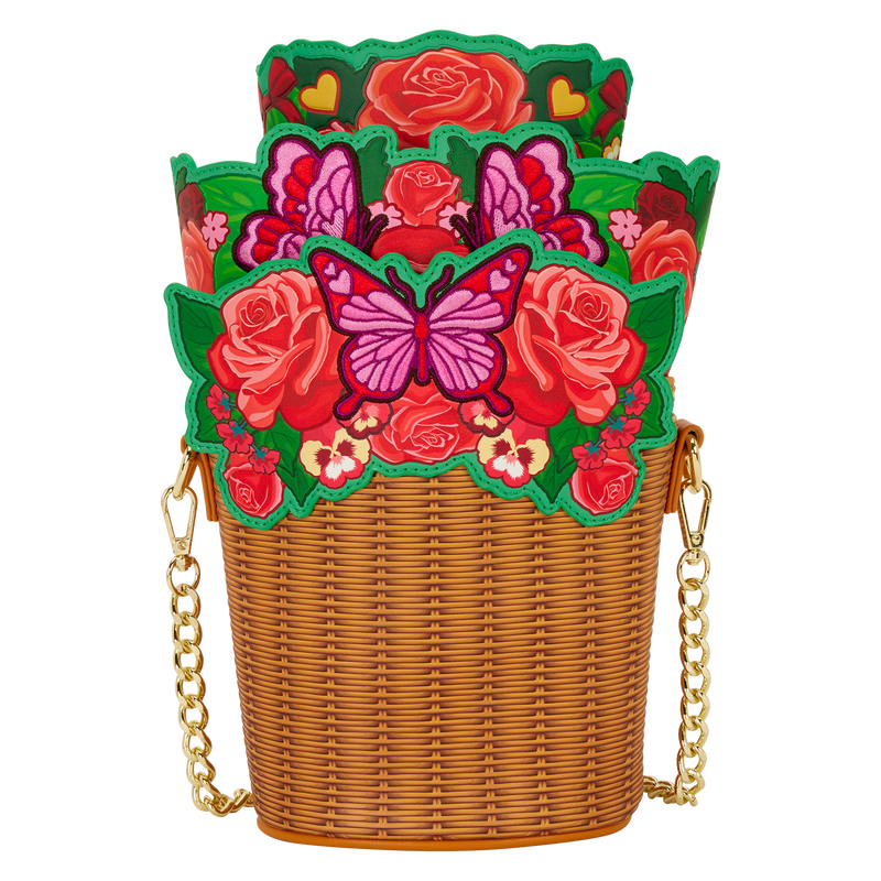 Loungefly Flower Basket Figural Crossbody, , hi-res view 1