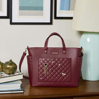 Loungefly The Mo Red Convertible Backpack & Tote Crossbody Pin Trader Bag, Image 2