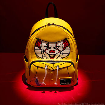 It Pennywise Raincoat Cosplay Glow Mini Backpack, Image 2