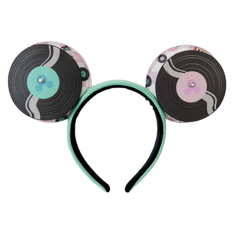 Mickey & Minnie Date Night Diner Jukebox Record Ear Headband, , hi-res view 4