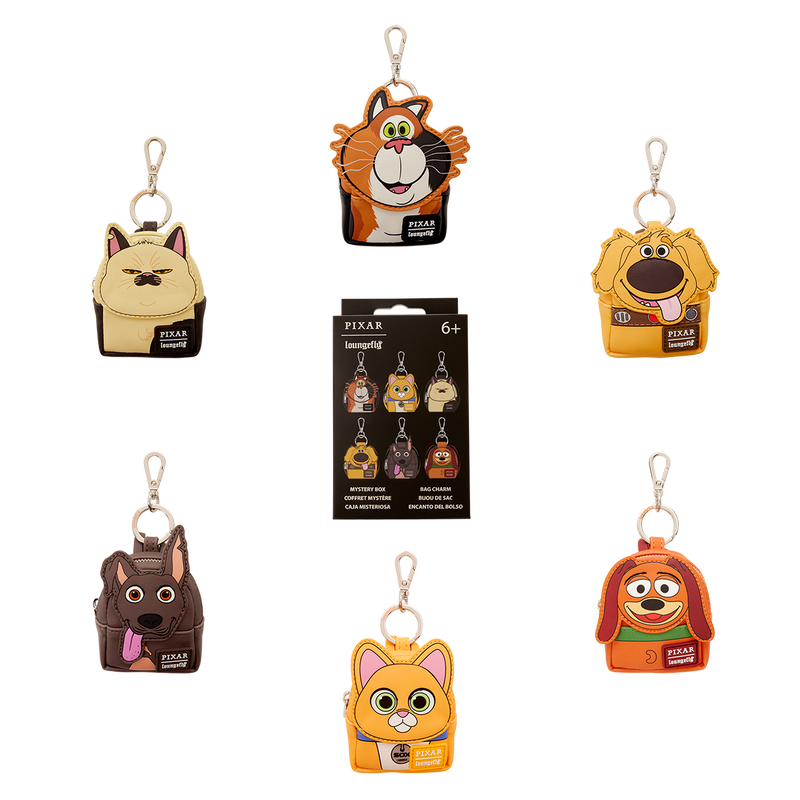 Pixar Dogs & Cats Mystery Mini Backpack Keychain Charm, , hi-res view 1