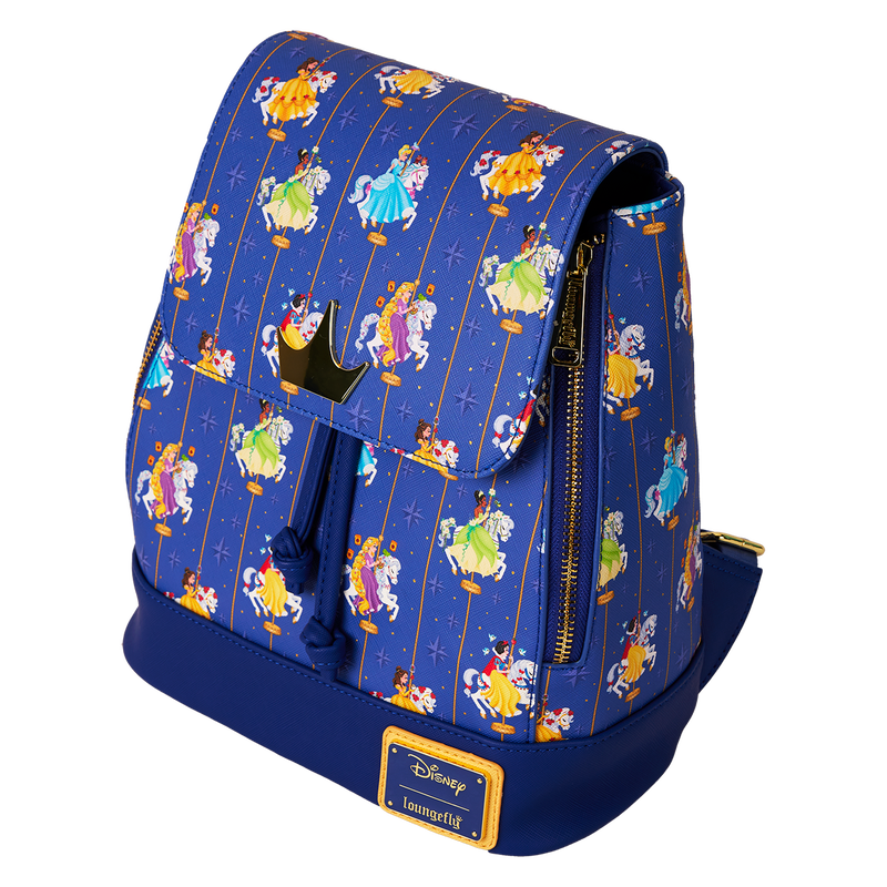 Disney Princess Carousel All-Over Print Drawstring Mini Backpack, , hi-res view 4