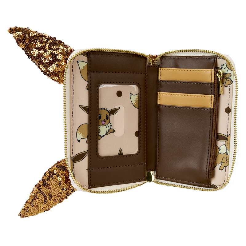 Pokémon Exclusive Eevee Sequin Cosplay Zip Around Wallet, , hi-res view 6
