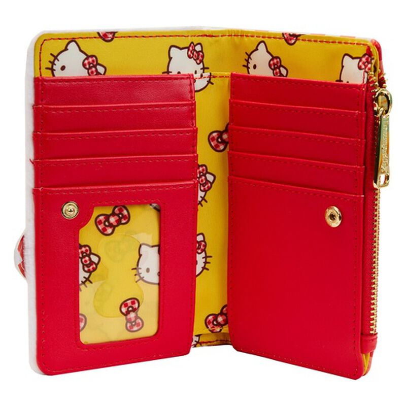 Hello Kitty Gingham Cosplay Flap Wallet, , hi-res image number 4