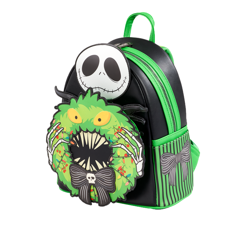 THE NIGHTMARE BEFORE CHRISTMAS WREATH MINI BACKPACK - DISNEY, , hi-res view 2