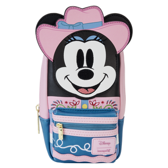 Western Minnie Mouse Cosplay Stationery Mini Backpack Pencil Case, Image 1