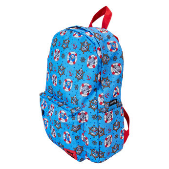 Donald Duck 90th Anniversary All-Over Print Nylon Full-Size Backpack, Image 2