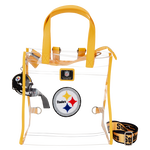 NFL Pittsburgh Steelers Clear Convertible Backpack & Tote Bag, , hi-res view 1
