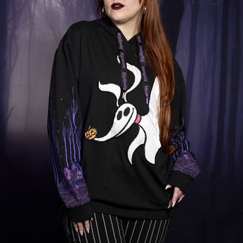 The Nightmare Before Christmas Zero Graveyard Glow Unisex Hoodie, Image 2