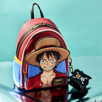 NYCC Limited Edition One Piece Luffy Cosplay Mini Backpack With Coin Bag, Image 2