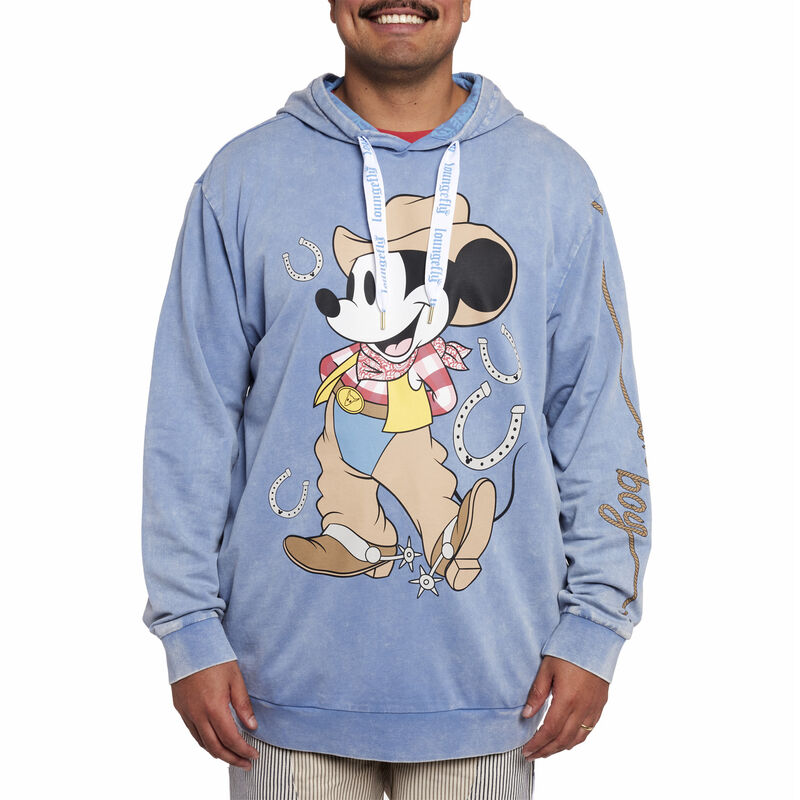 Western Mickey Mouse Unisex Hoodie, , hi-res view 1