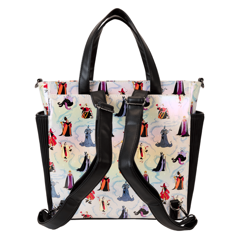 Disney Villains Iridescent All-Over Print Convertible Backpack & Tote Crossbody Bag, , hi-res view 5