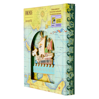 SDCC Limited Edition One Piece Going Merry 3" Collector Box Pin, Image 2