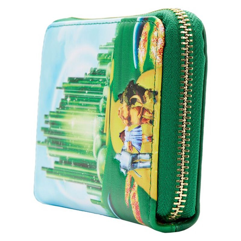 Wizard of Oz Emerald City Zip Around Wallet, , hi-res image number 4
