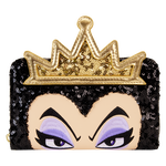 Snow White Evil Queen Exclusive Sequin Cosplay Zip Around Wallet, , hi-res view 1