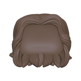 BAP: Hair- FM BRN Flowy, Image 1