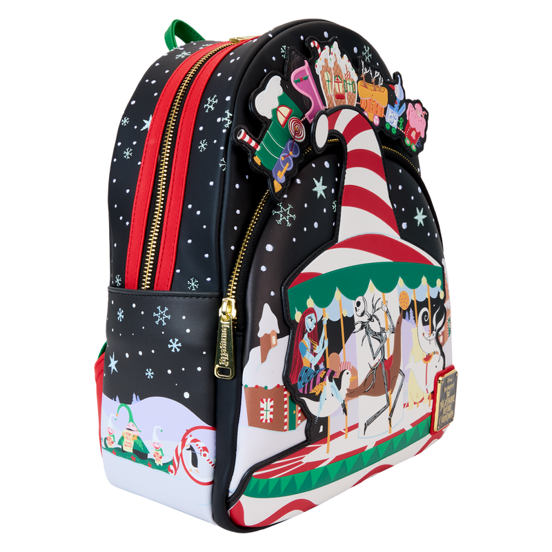 The Nightmare Before Christmas Town Carousel Glow Mini Backpack, , hi-res view 7