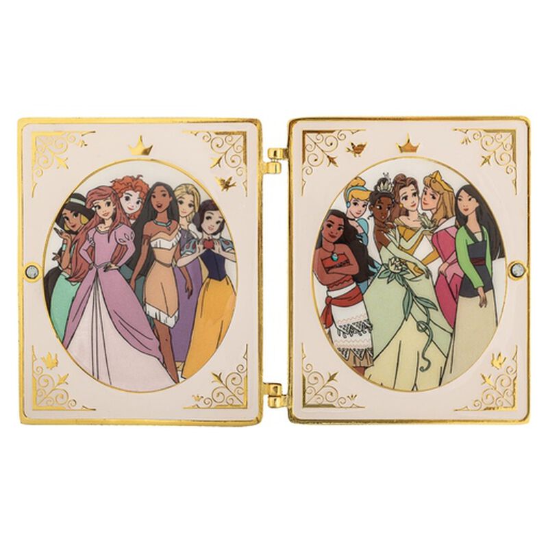 ディズニー　ラウンジフライ　プリンセス　本　ピン　限定 Disney Princess Book Collector Box Hinged Enamel Pin