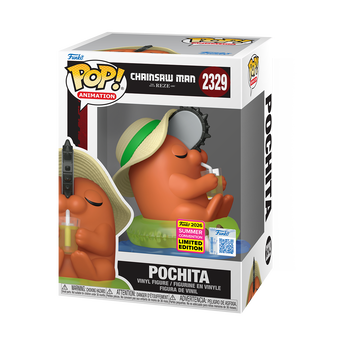 Pop! Pochita with Sunhat, , hi-res view 2