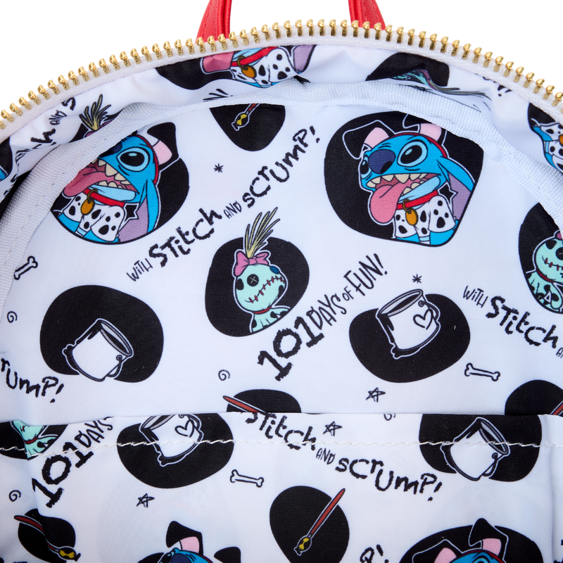 Loungefly スティッチ 101 ダルメシアン リュック Stitch In 101 Dalmatians Costume Exclusive Mini Backpack