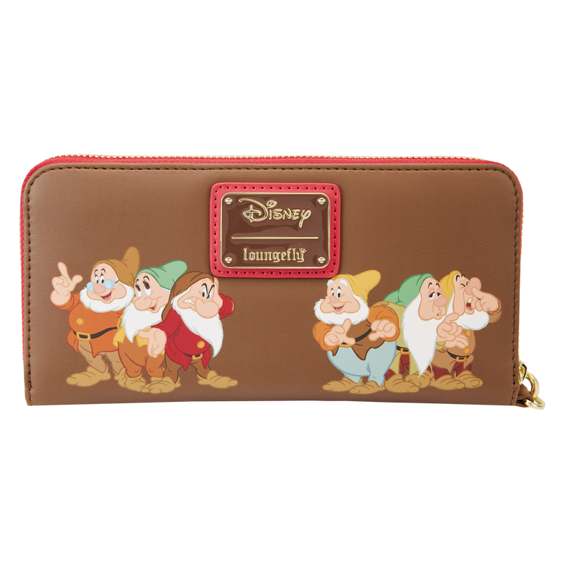 Snow White Lenticular Princess Series Zip Around Wristlet Wallet, , hi-res view 6