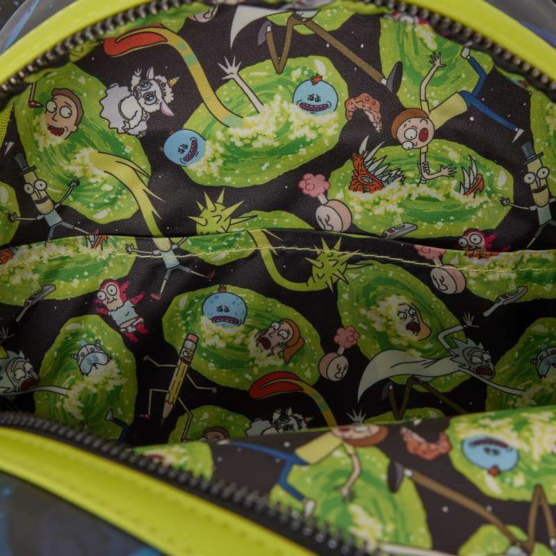 Rick and Morty Glow Mini Backpack, , hi-res view 7