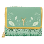 Peter Pan Tinker Bell Holiday Sequin Tri Fold Wallet image