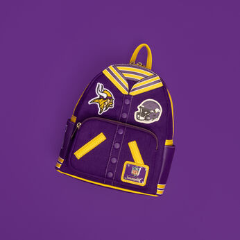 NFL Minnesota Vikings Varsity Mini Backpack, Image 2
